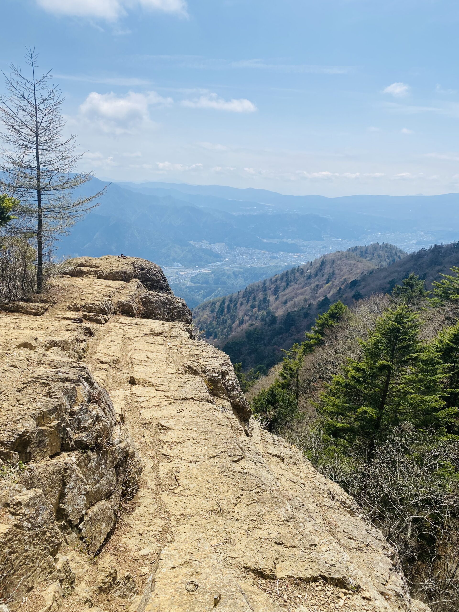 三ツ峠山の隠れビュースポットからの景色