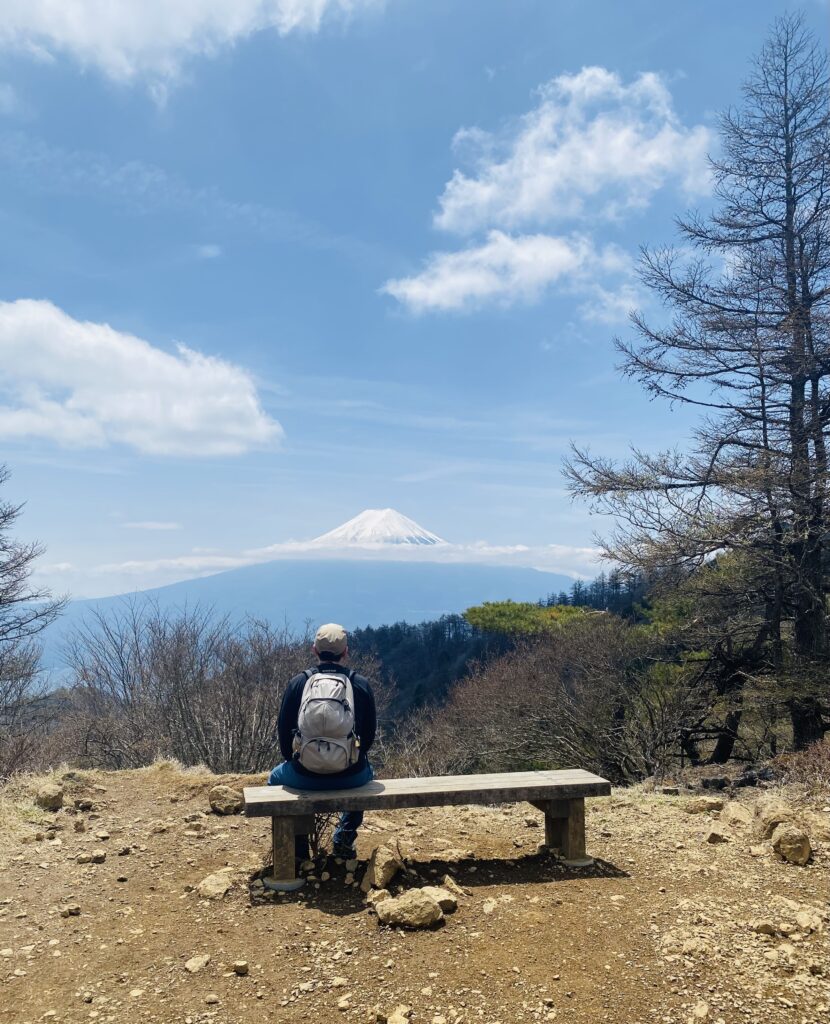三ツ峠山山頂付近の絶景ポイント