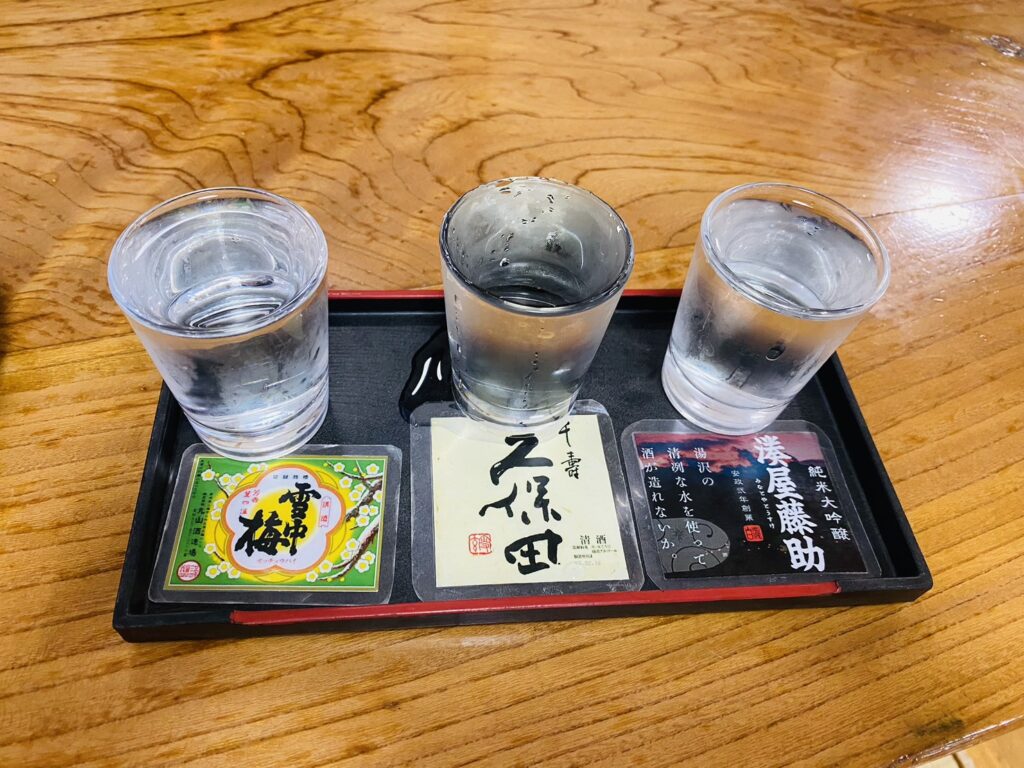 新潟の名酒のみ比べ