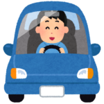 運転中の旦那さん