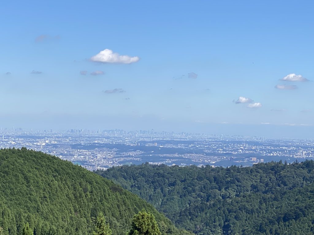 小仏城山からの都心の絶景