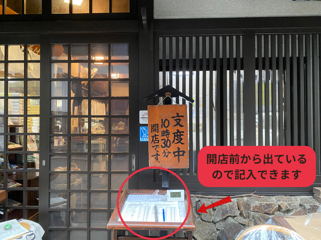 うずら屋さんの入り口