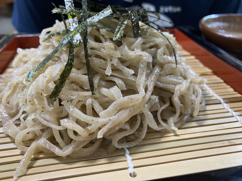 秩父のくるみ蕎麦の名店「そば福」さんのつやつやのお蕎麦